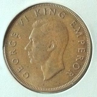Zealand Penny KM 113 CH Brn Unc 1942 2