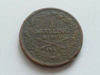 Sweden 1/3 Skilling 1837