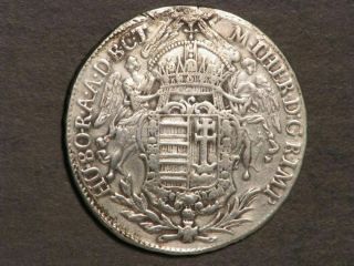 Hungary 1780 1/2 Thaler Silver Vf