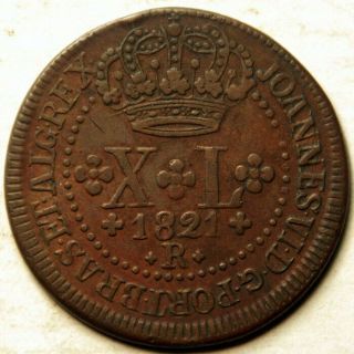 Brazil 40 Reis 1821 (rio)