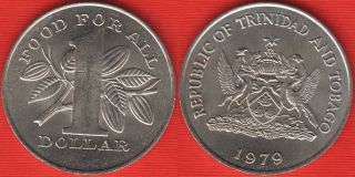Trinidad And Tobago 1 Dollar 1979 Km 38 " Fao " Unc