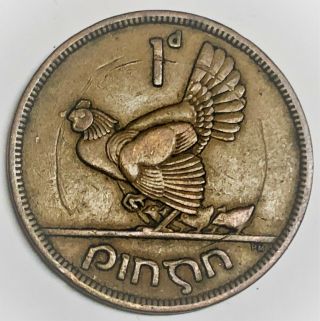 C9241 Ireland Coin,  Large Penny 1949
