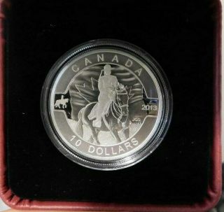 2013 $10 Fine Silver Coin The Royal Canadian Mounted Police