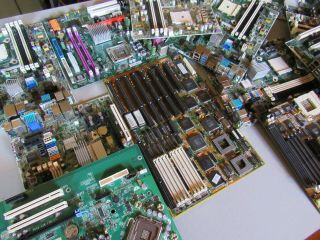 Over 21 Pounds Motherboards 19 Computer Boards Scrap Gold Recovery