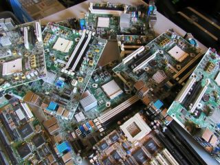 over 21 Pounds Motherboards 19 Computer Boards Scrap Gold Recovery 2