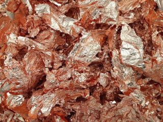 20 Gram Bag Of Copper Leaf Flakes.  Best Quality & Online