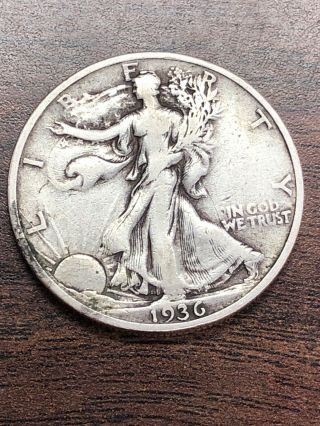 1936 S Liberty Walking Half Dollar