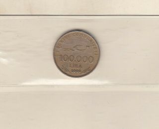 Turkey 2000 100 000 Lira Coin