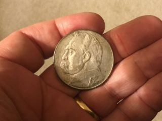 Poland 1936 10 Zlotych Silver Coin,  22.  2 Grams