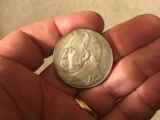 Poland 1936 10 ZLOTYCH Silver Coin,  22.  2 Grams 2