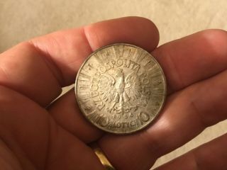 Poland 1936 10 ZLOTYCH Silver Coin,  22.  2 Grams 3