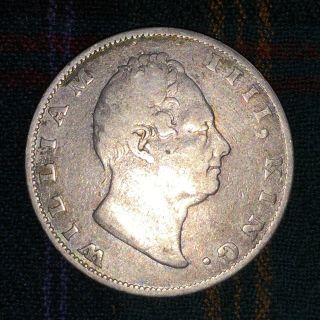 India - British - East India Company - 1 Rupee,  1835,  William Iiii - Vf,  Silver