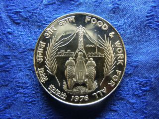 India 50 Rupees 1976,  Km257 Unc