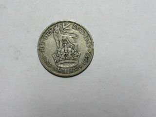 Old Great Britain Silver Coin - 1932 Shilling - Circulated