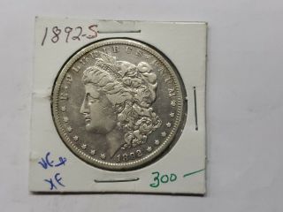 1892 - S $1 Morgan Silver Dollar - Key Date