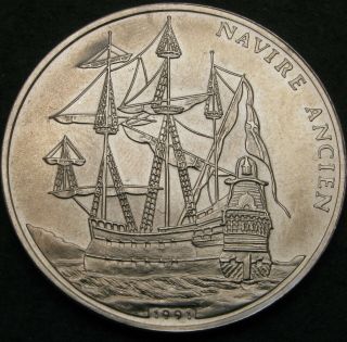 Congo 100 Francs 1991 - Spanish Galleon - Aunc - 47 ¤