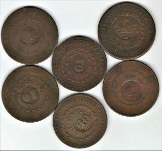 1827 - 32r 80 - Reis Copper,  Cstpd " 40 ",  Normal Grades.  Tiny Opening Bid - - Bosco