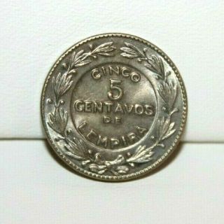 1956 Honduras 5 Five Centavos Coin