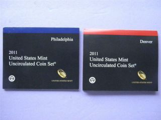 2011 P&d United States Philadelphia & Denver 28 Coin Set Unc With