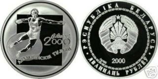 Belarus For Olympics 2000,  Silver Proof Coin
