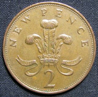 1971 Great Britain 2 Pence Coin