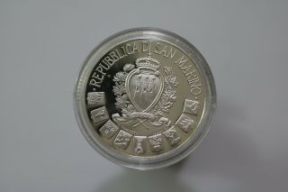 San Marino 10000 Lire 1997r Proof - Silver - Millennium B18 Kkk1