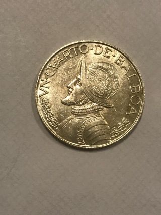 Old Foreign World Coin: 1962 Panama 1/10 Balboa, .  900 Silver
