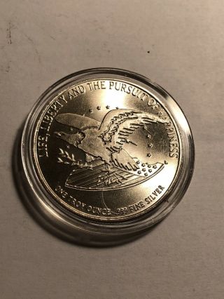 1991 - Bill Of Rights Commemorative Silver Coin Proof - 1oz.  999 Fine Silver