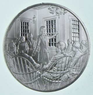 Sterling Silver - First Continental Congress - 0.  925 Silver - 24.  7g Round 551