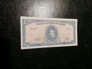 Chile Banknote 1/2 Escudo 1962