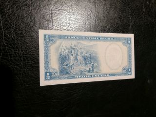 Chile Banknote 1/2 Escudo 1962 2
