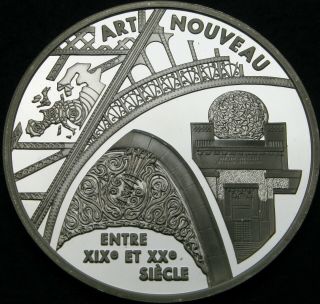 France 6,  55957 Francs 2000 Proof - Silver - Art Nouveau - 2925 ¤