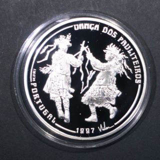 Portugal - Iii Serie Ibero - American - Encuentro De Dos Mundos 1997 Silver