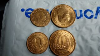 Sierra Leone Uncirculated 1964 Coin Pair 1/2 & 1 Penny Set