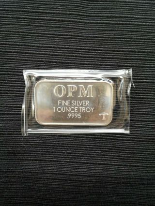 Opm Ohio Precious Metals 1 Oz.  999 Fine Silver Art Bar 1