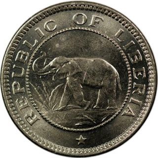 Liberia - 1/2 Cent - 1941 - Unc - Elephant