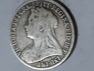 1896 Sterling Silver Queen Victoria Two Shillings (florin)