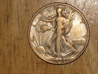 Us 1944 Silver Walking Liberty Half Dollar Coin