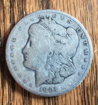 1901 P Morgan Silver Dollar - 90 Silver - Plastic Round