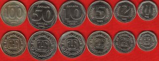 Yugoslavia Set Of 6 Coins: 1 - 100 Dinara 1993 Unc