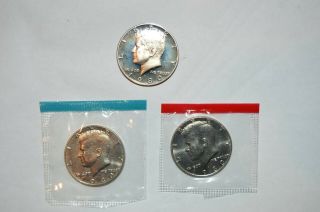 1980 - P D S Kennedy Clad Proof Half Dollar Cameo - Combined