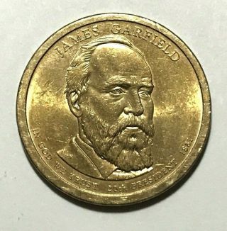2011 Us Presidents 1 Dollar,  James Garfield Coin