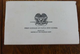 1975 First Coinage Of Papua Guinea Proof Set Franklin