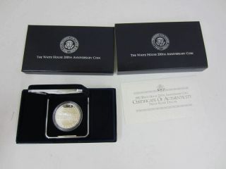 1992 United States White House 200th Anniversary Proof Silver Dollar Coin