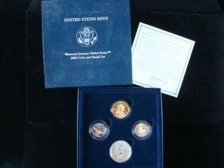2004 United States Westward Journey Nickel Series Coin And Medal Set