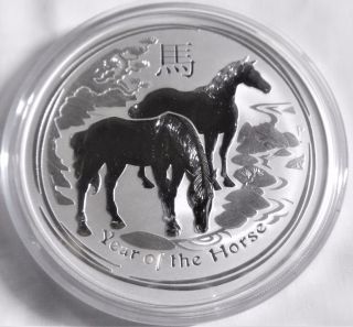 (2014) 1/2 Oz Perth Lunar Year Of The Horse.  999 Silver Coin