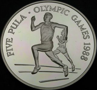 Botswana 5 Pula 1988 Proof - Silver - Olympic Games - 598 ¤