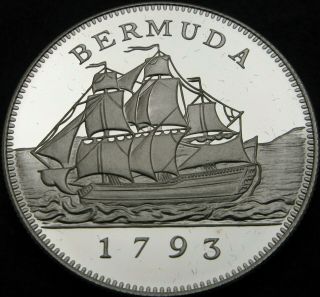 Bermuda 2 Dollars 1993 Proof - Silver - Bermuda Coinage - 588 ¤