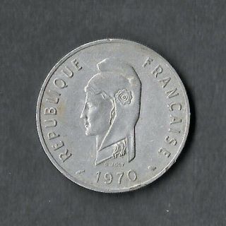 1970 French Afars & Issas 100 Francs