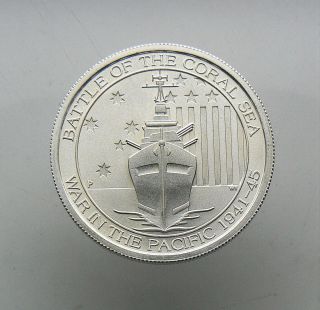 2014 Australia Silver 1/2 Oz Coin.  999 Fine - Battle Of The Coral Sea